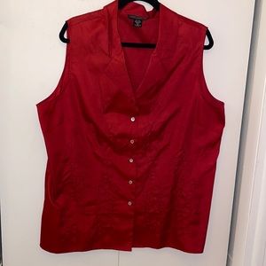 Ann Carson Red Vest